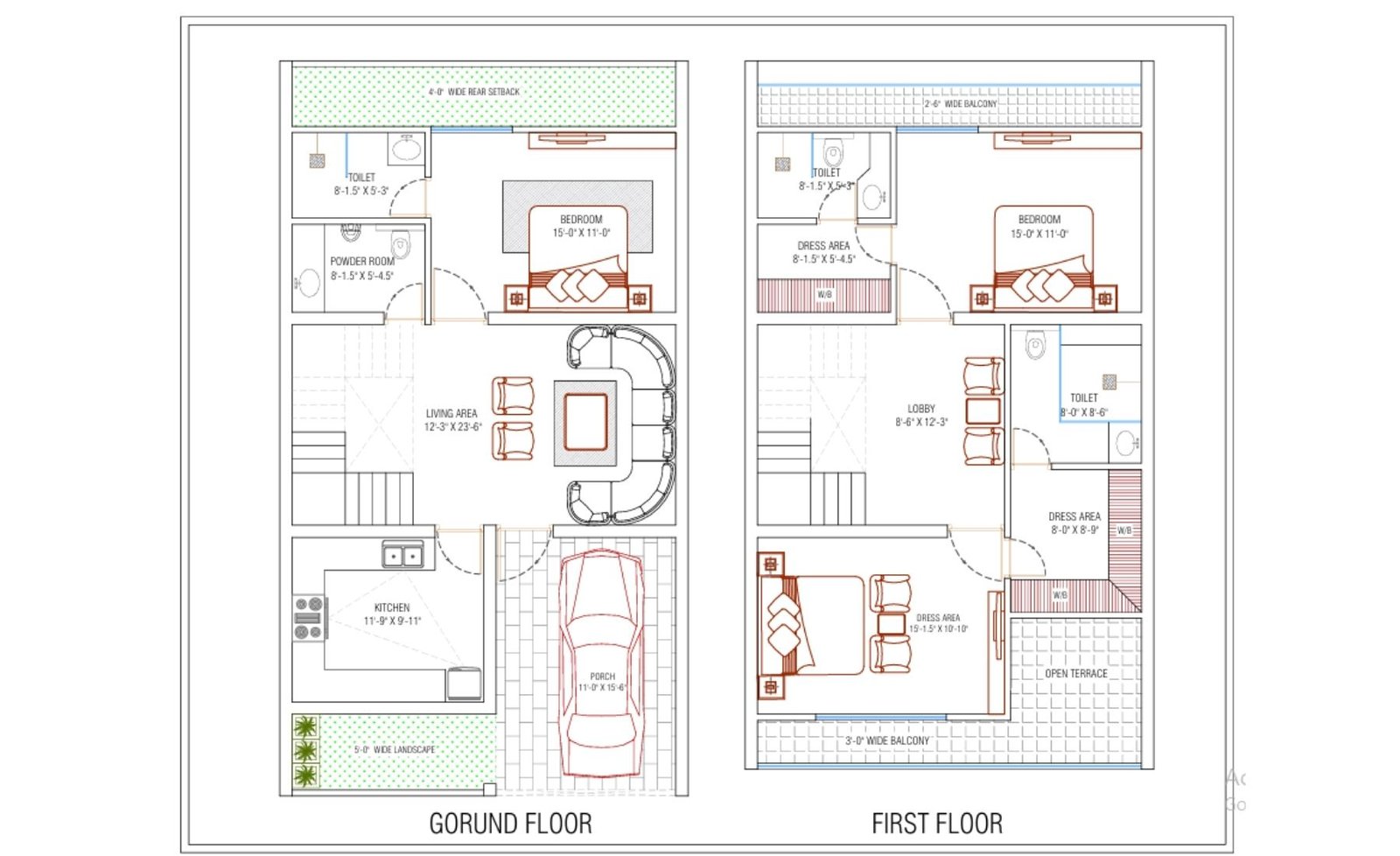 Dewan Residency villa floor plan